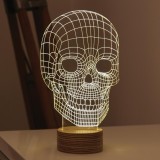 Light Art 3D - Teschio
