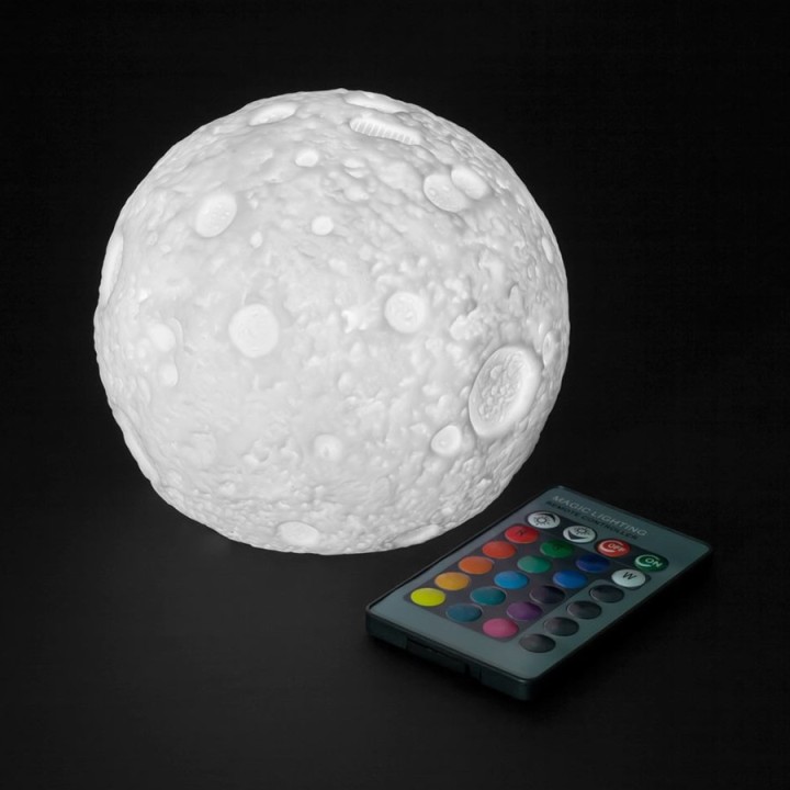 Luna luminosa multicolore