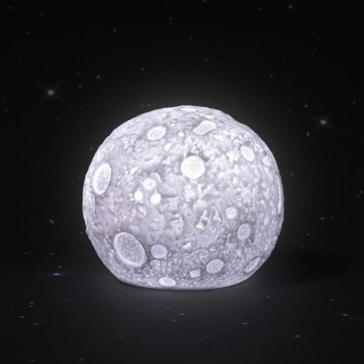 Luna luminosa multicolore