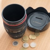 Salvadanaio Obiettivo fotografico