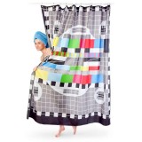 Tenda da doccia Test Card