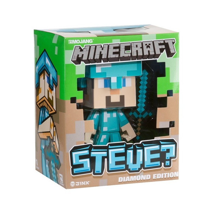 Action Figure Diamond Steve Minecraft