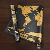 Mappa del mondo da grattare Deluxe