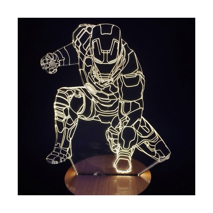 Light Art 3D – Iron Man