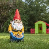 Nano da giardino mangiatoia