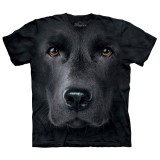 Maglietta Big Face Labrador Nero