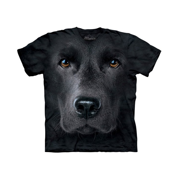 Maglietta Big Face Labrador Nero
