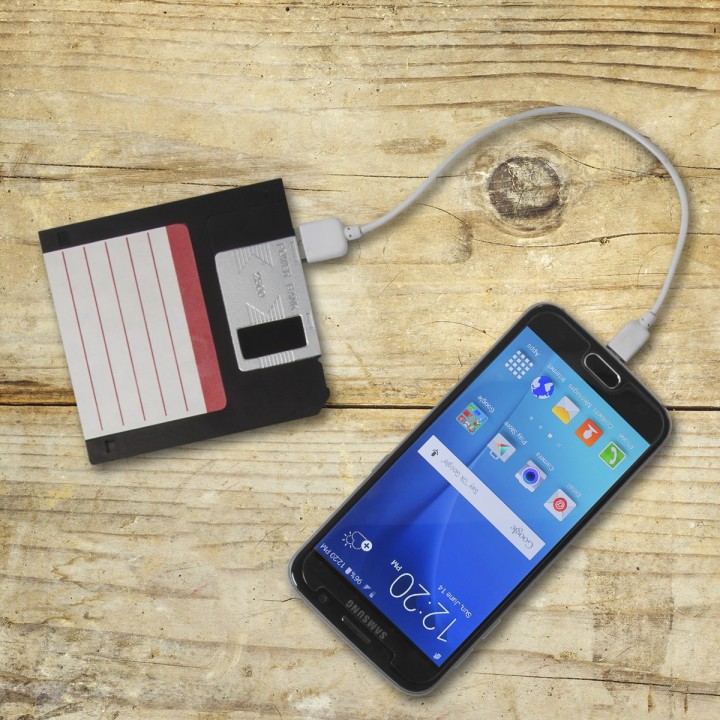 Batteria portatile Floppy Disk