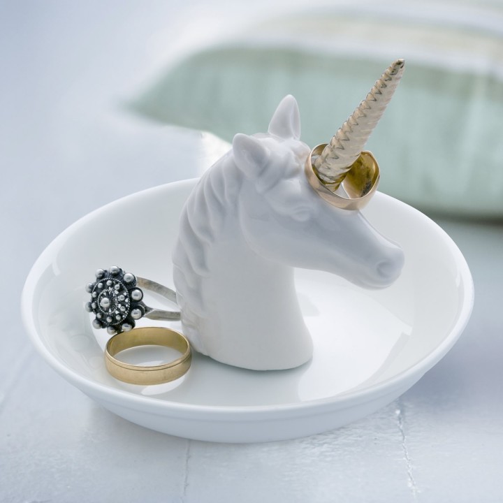 Unicorno porta anelli