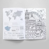 Libro da colorare Città del mondo