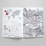 Libro da colorare Città del mondo