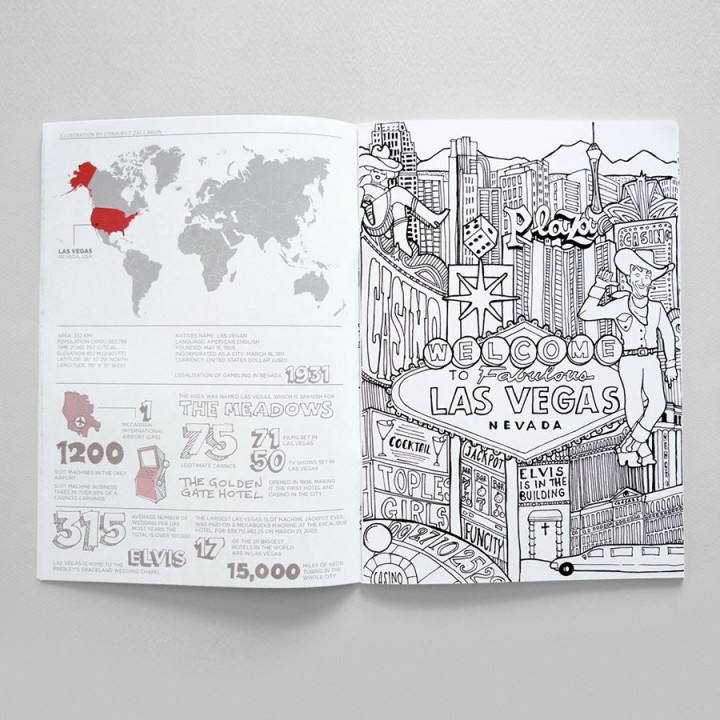 Libro da colorare Città del mondo