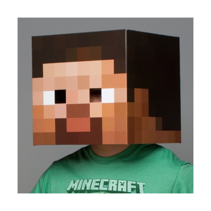 Maschera Steve Minecraft