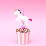 Unicorno porta candeline