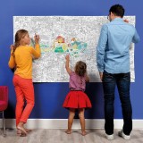 Poster da colorare XXL – Parigi