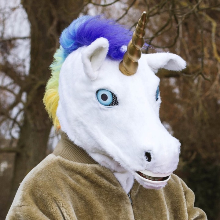 Maschera Unicorno Parlante