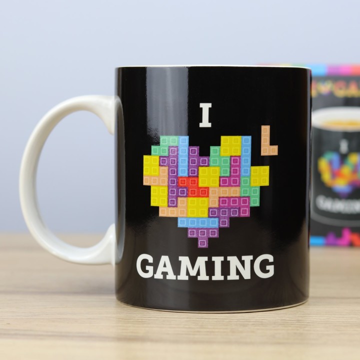 Mug Tetris - I Love Gaming