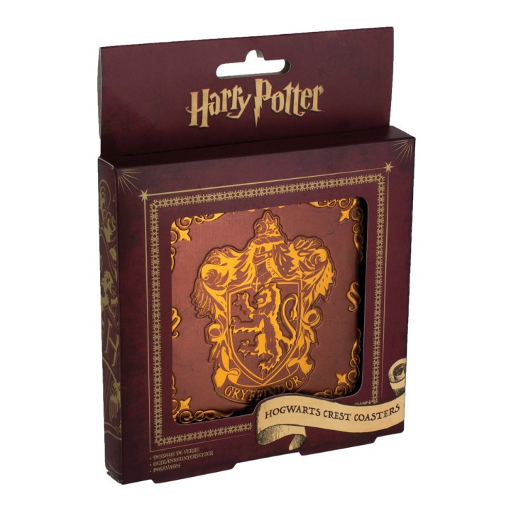 Sottobicchieri di Hogwarts metallici