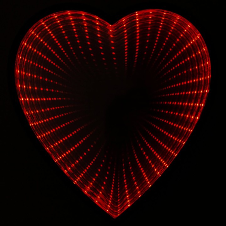 Cuore a specchio Infinity