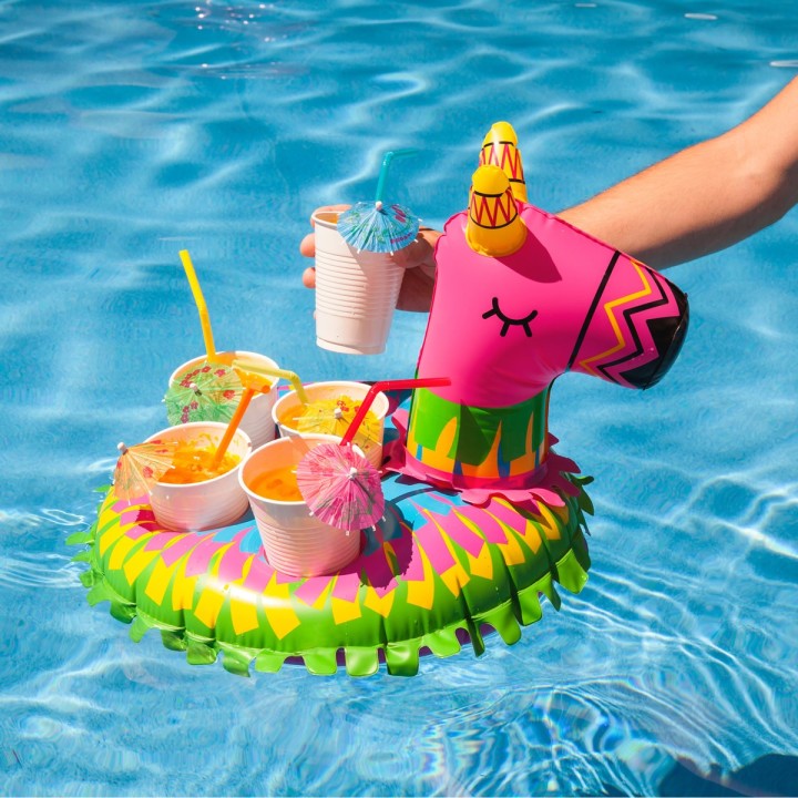 Piñata da piscina porta bevande