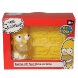 Portauovo e stampo per toast  Homer Simpson