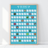 Poster 100 piatti da mangiare