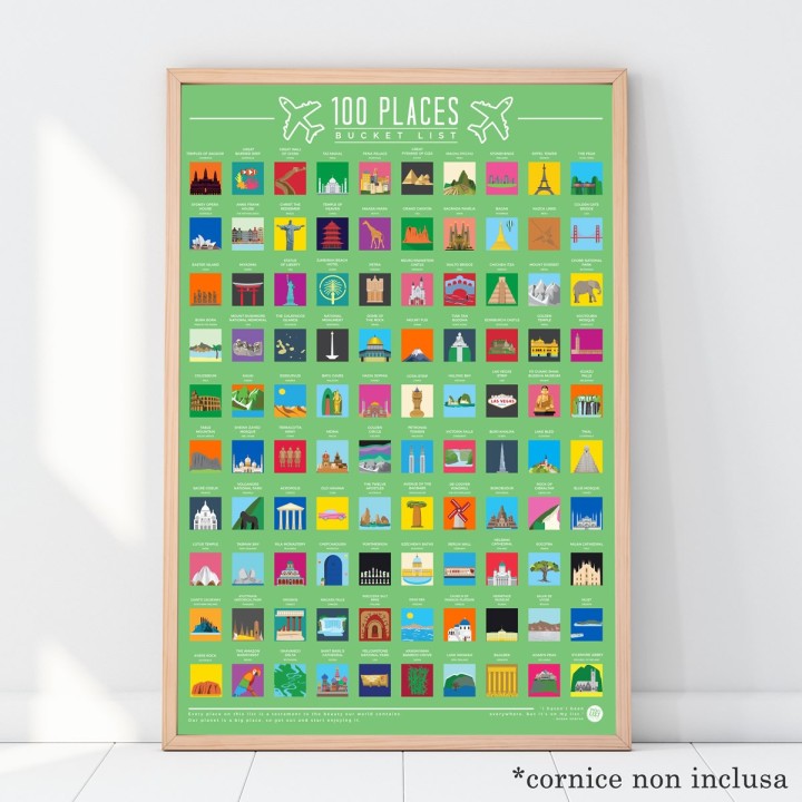 Poster 100 posti da visitare
