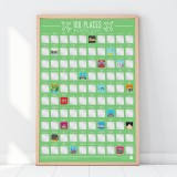 Poster 100 posti da visitare