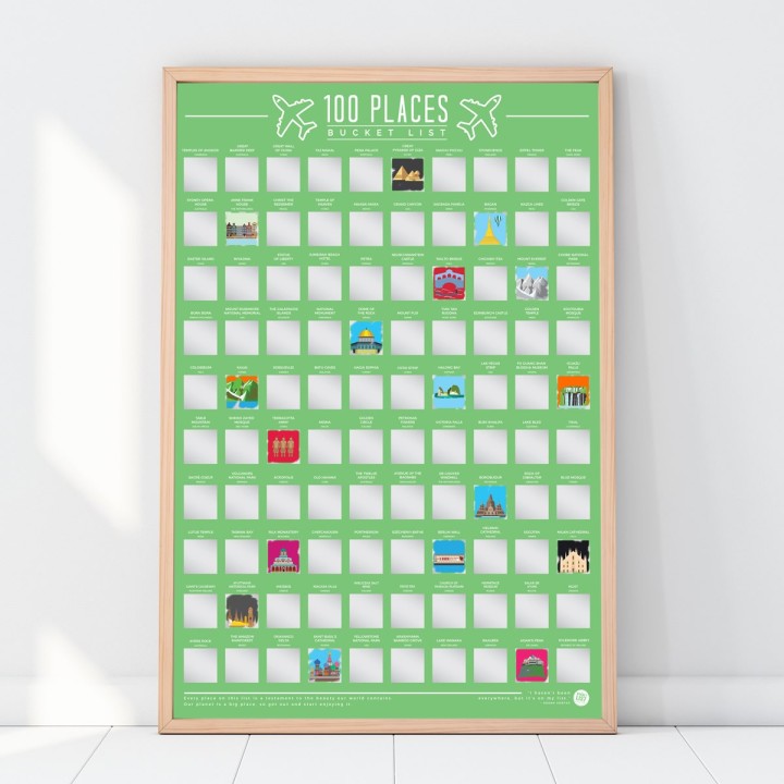Poster 100 posti da visitare