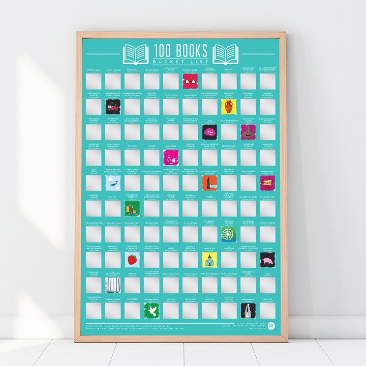 Poster 100 libri da leggere