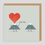 Biglietto di auguri Vulcani romantici