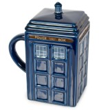 Mug Doctor Who TARDIS con coperchio