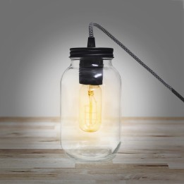 Lampada vaso per conserve