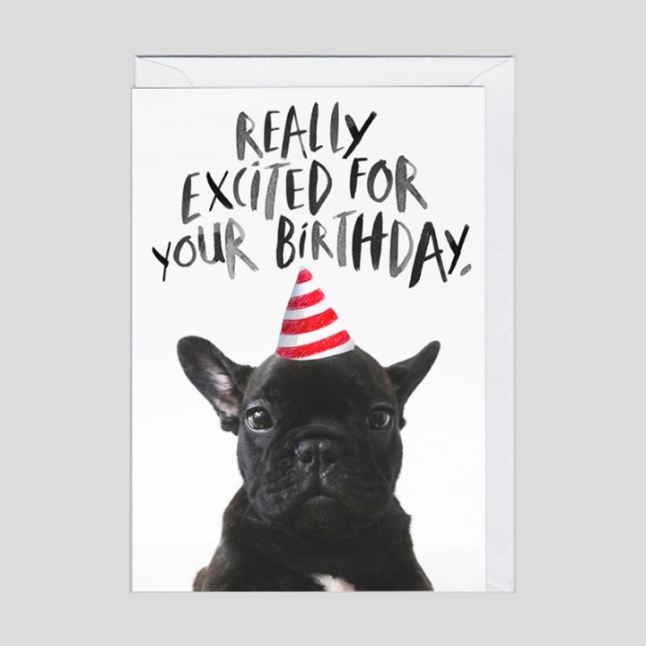 Biglietto di auguri Bulldog di compleanno