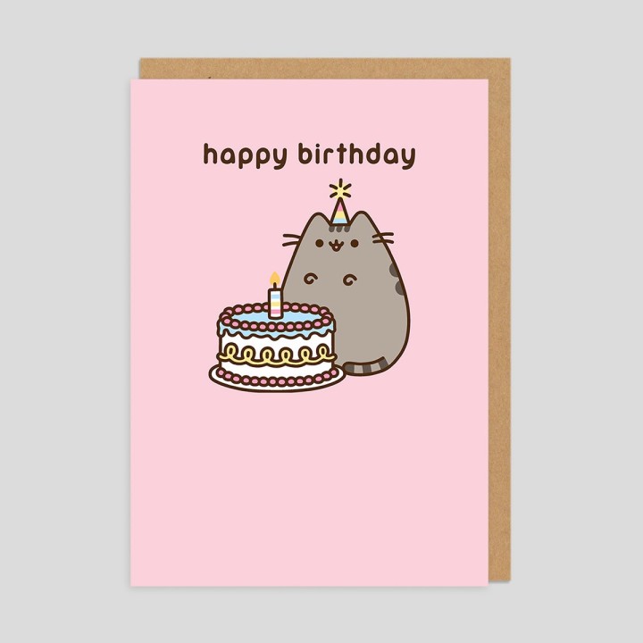 Biglietto di compleanno Pusheen Cat