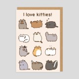 Biglietto di auguri Pusheen Kitties