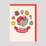 Biglietto di auguri Pusheen Meowy Christmas