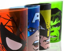 I super bicchieri Marvel - primo set bicchieri-marvel