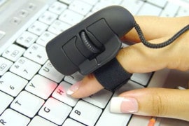 Finger Mouse, il mouse ottico USB da dito finger-mouse