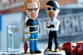Mythbusters, i bobblehead di Adam e Jamie mythbuster-bobblehead