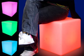 Il puff LED che cambia colore