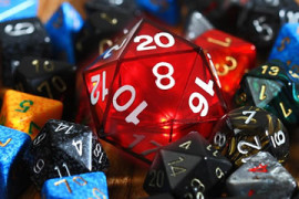 Critical Hit LED D20 Die: il dado da 20 luminoso Dado D20 Luminoso