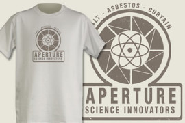 Aperture Science Innovators: la maglietta di Portal 2 Maglietta Aperture Science Innovators