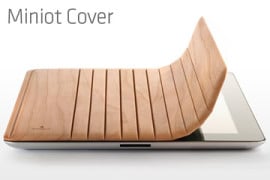Miniot, cover in legno per iPad 2 Miniot Cover per iPad 2