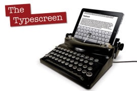 Trasforma l’iPad in una macchina da scrivere? typescreen-macchina-da-scrivere-per-ipad
