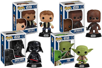 Statuette bobble head di Star Wars