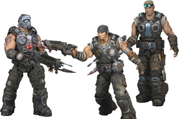 Action figure Gears of War 3: la prima serie