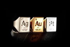 Anelli preziosi con elementi della tavola periodica anelli-tavola-periodica