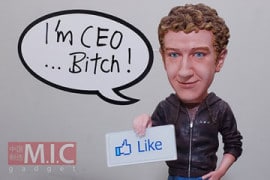 L’action figure di Mark Zuckerberg Action figure Mark Zuckerberg