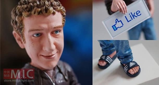 Action figure Mark Zuckerberg